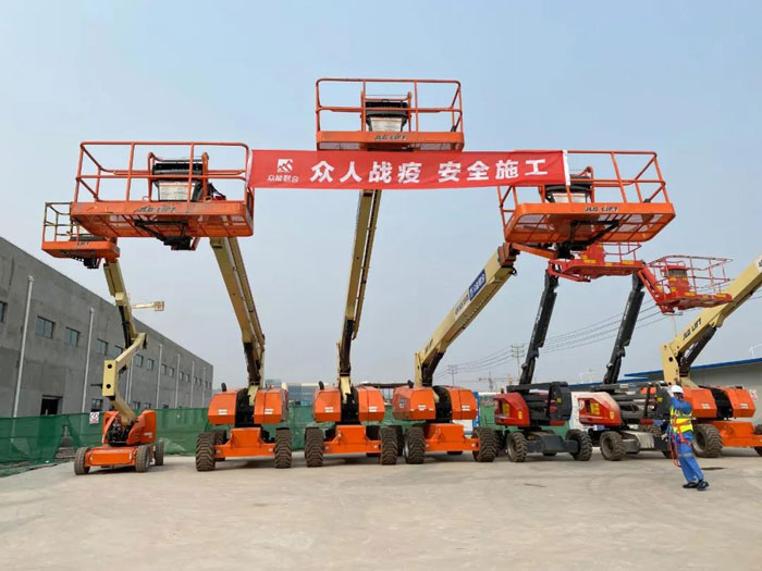 一线探营丨米兰官方版入口为工地复工按下“快进键”